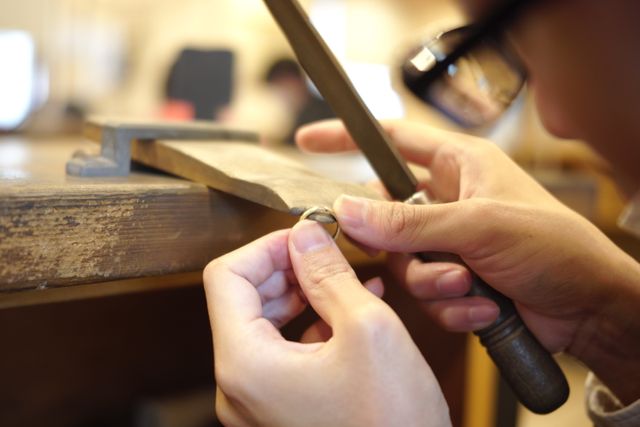 製作風景です。