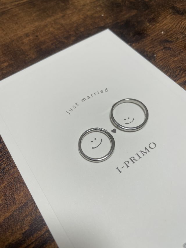 アイプリモから頂いた台紙を使い撮影しました