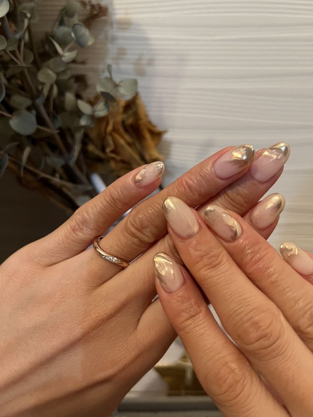 手作りです
金属の種類から選び、柄も選べました