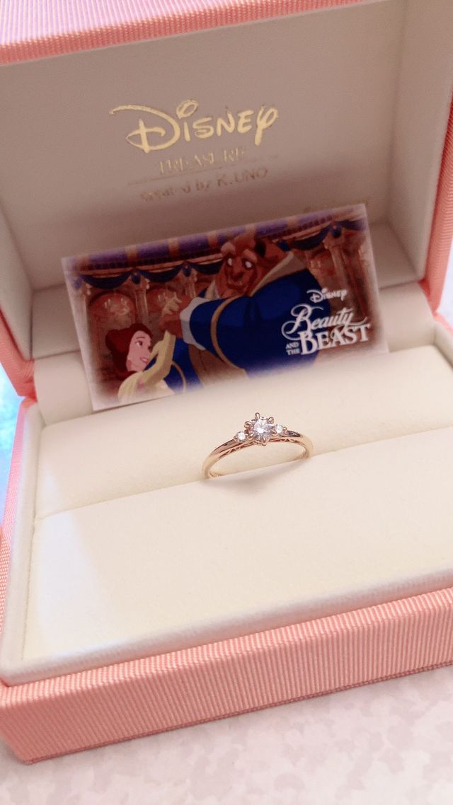 大好きな美女と野獣の指輪！かわいくてつけるのがもったいない！