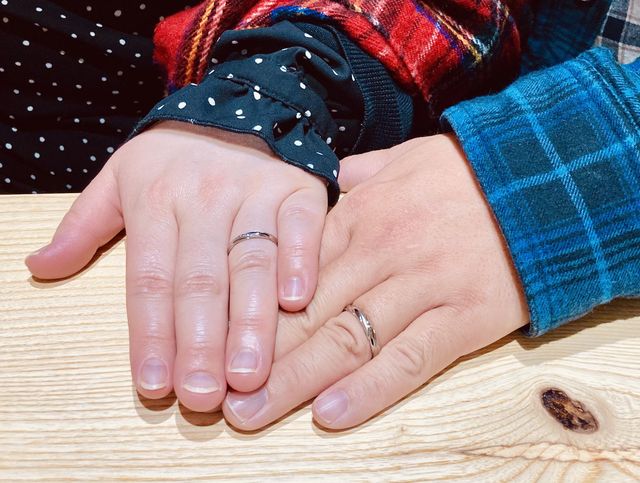 指輪仕上がり記念