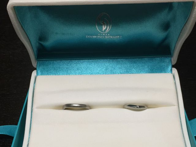 ペアリング！新婦用はワンポイントありに♡