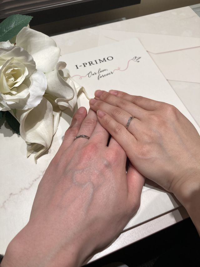 購入してから１ヶ月後に届いて、初めて着けた時の写真です