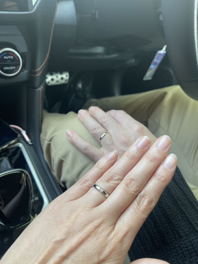 写真撮ってくれないので、帰りの車でなんとか撮れた一枚