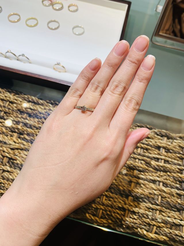 試着時の写真です。