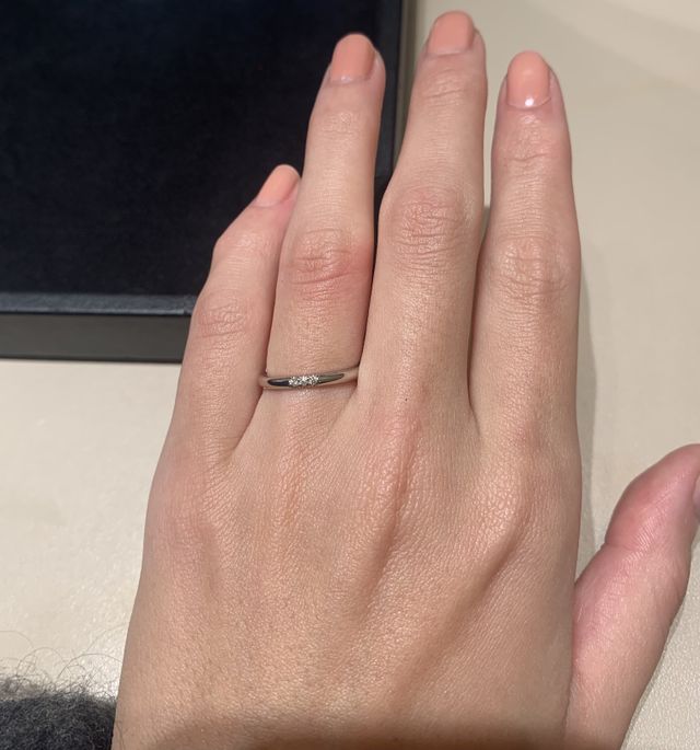 試着したときの写真です。