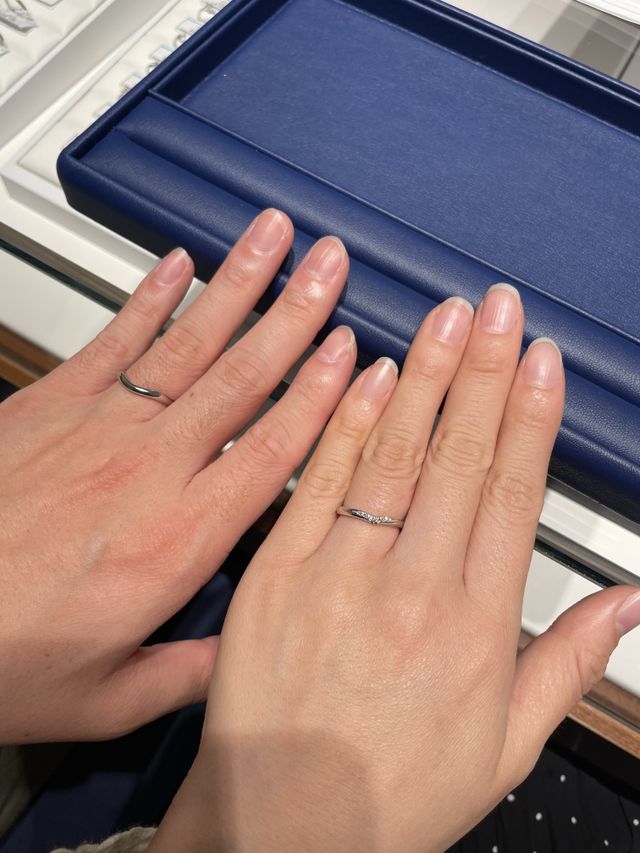 キラキラダイヤモンドが輝いていてとてもかわいいデザインだった