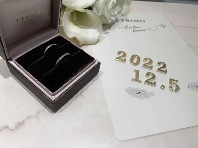 デザインはシンプルで、細身の素敵な指輪です。