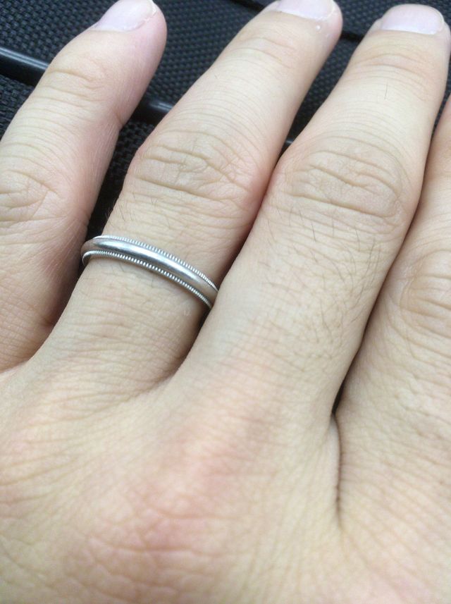 ミル打ちが入ってます。