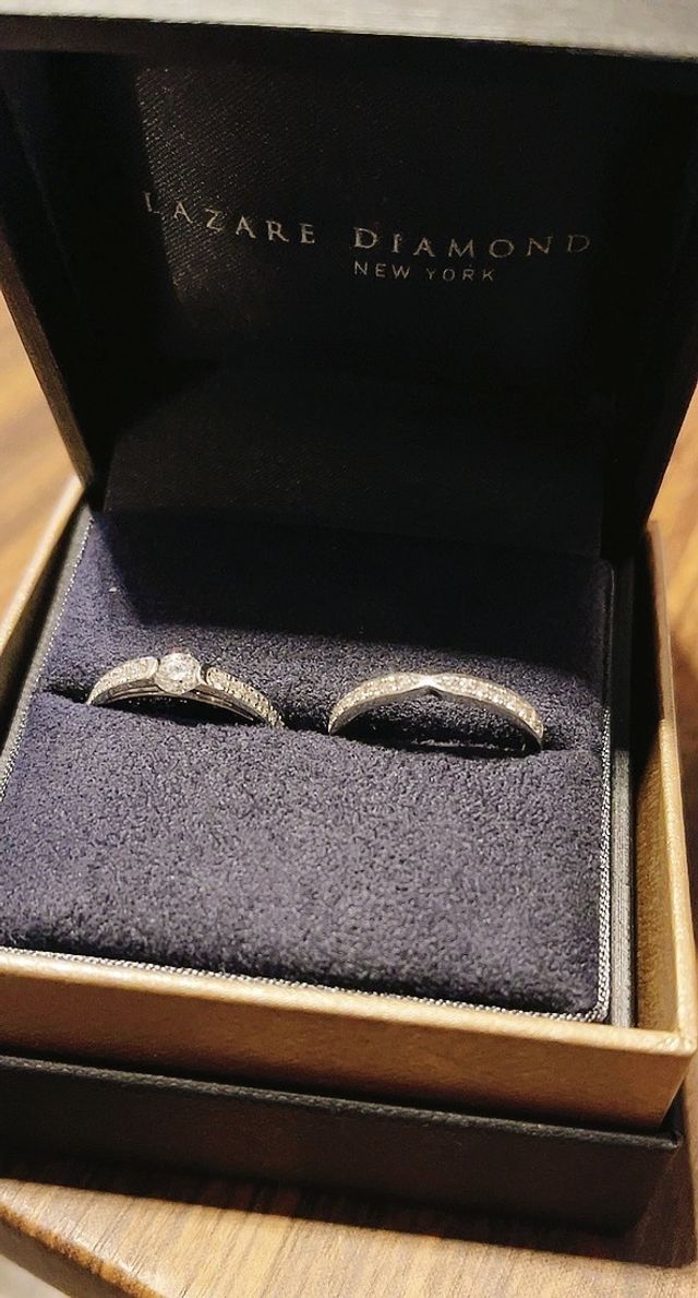 ２つ合わせてはめるととてもゴージャスです。