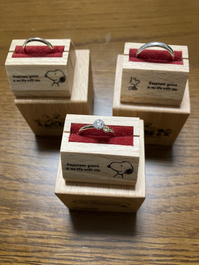 指輪を買ったら可愛いボックスも付いてきました。