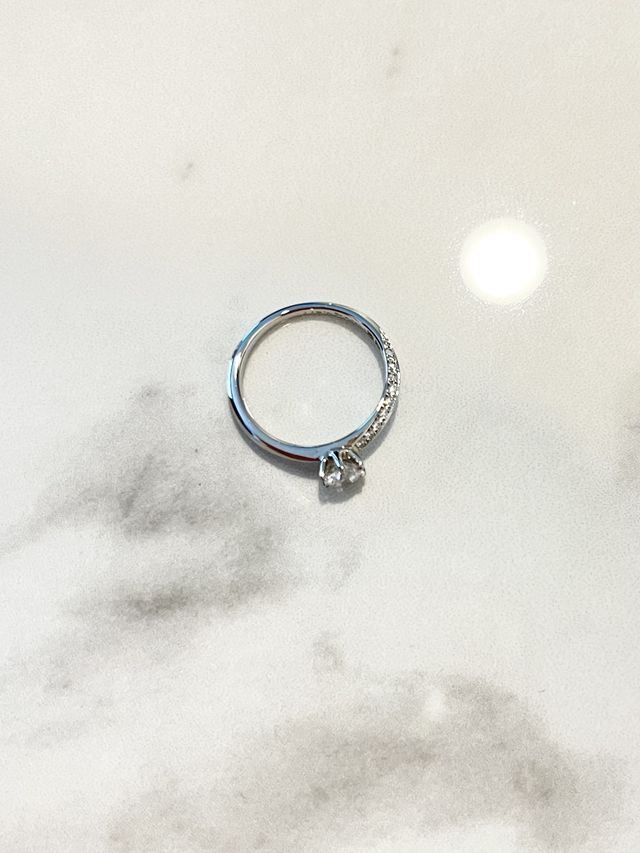 上から見た指輪です。