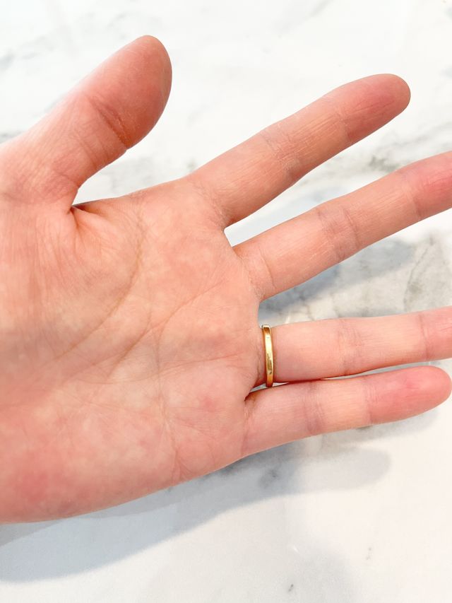 着用時裏側から見た写真です。