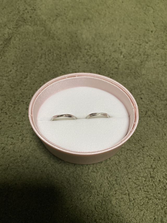 シンプルでねじりの指輪が欲しくてこれにしました