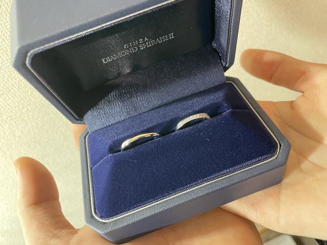 自分たちのこれだ！
と思う指輪に出会えました！