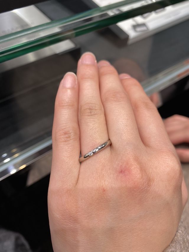 試着した際の写真です