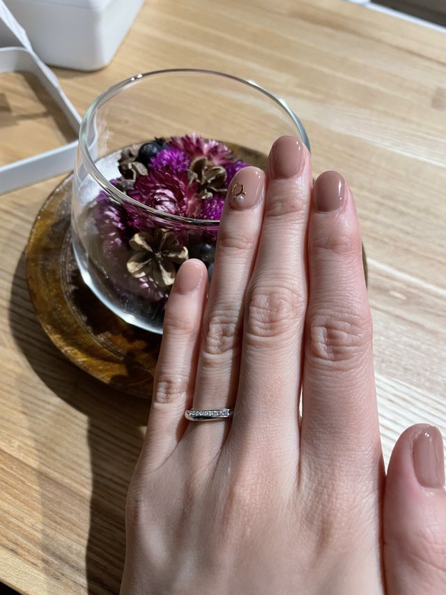 ダイヤがキラキラしていてとても素敵な指輪