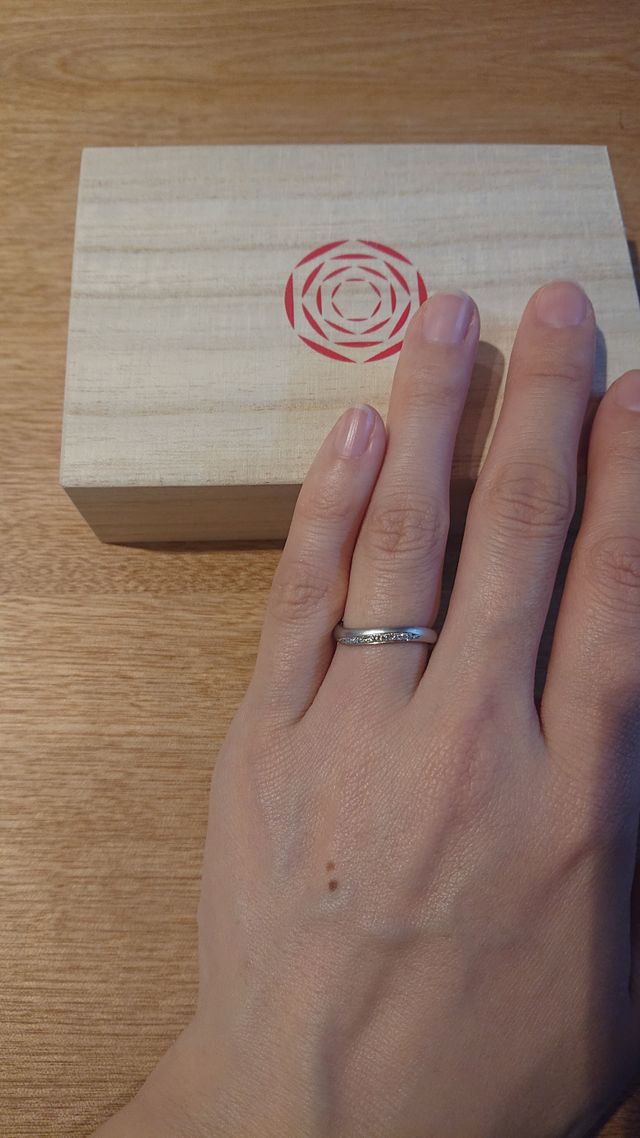 縁の指輪着用時