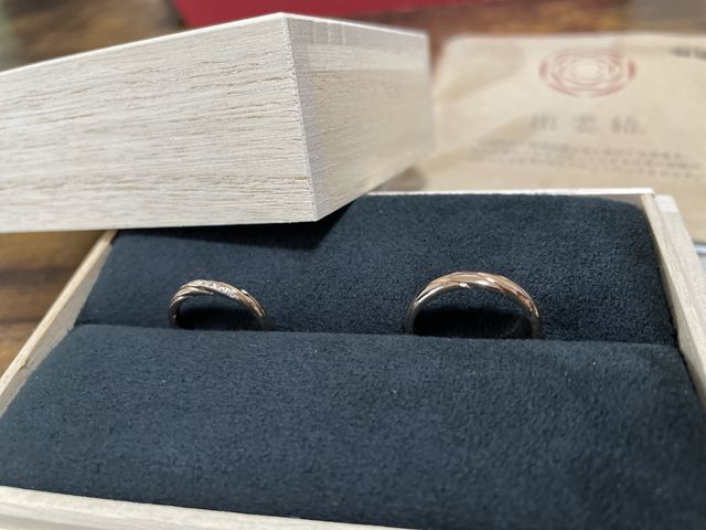 とても綺麗なピンクゴールドで満足しています！