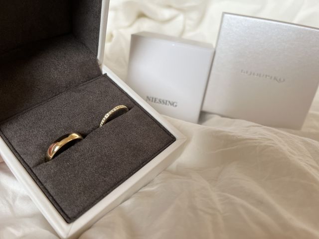 結婚指輪で購入しました。