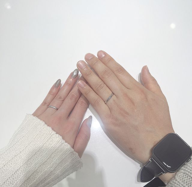 受け取りに行って実際につけた時の1枚