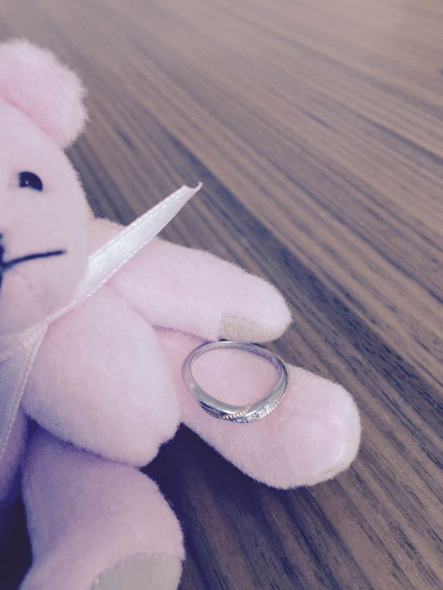 テディーベアとリング