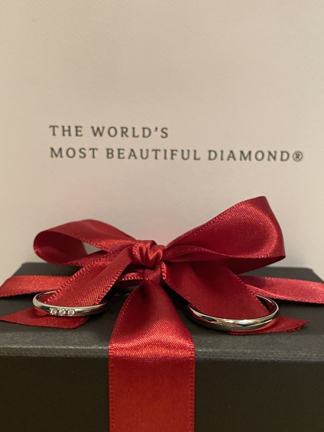 素敵にラッピングしていただきました！