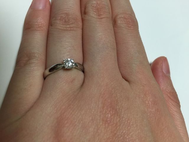 婚約指輪だよ(´・ω・`)