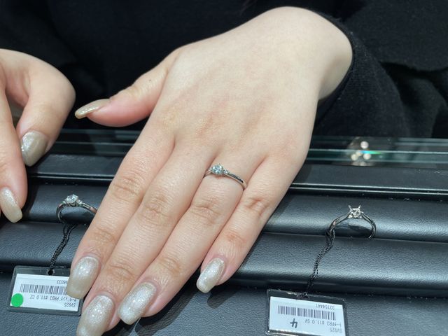 試着した様子です