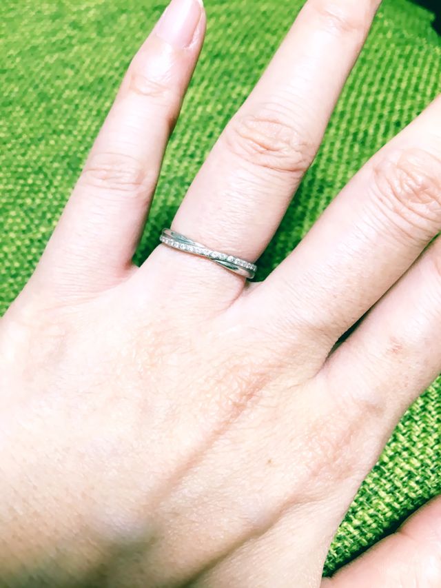 指が細く見えます！