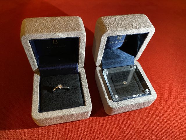 プロポーズリングでプロポーズしました！