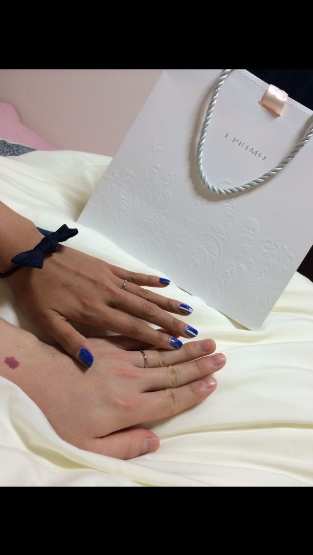 ペアのリングです。