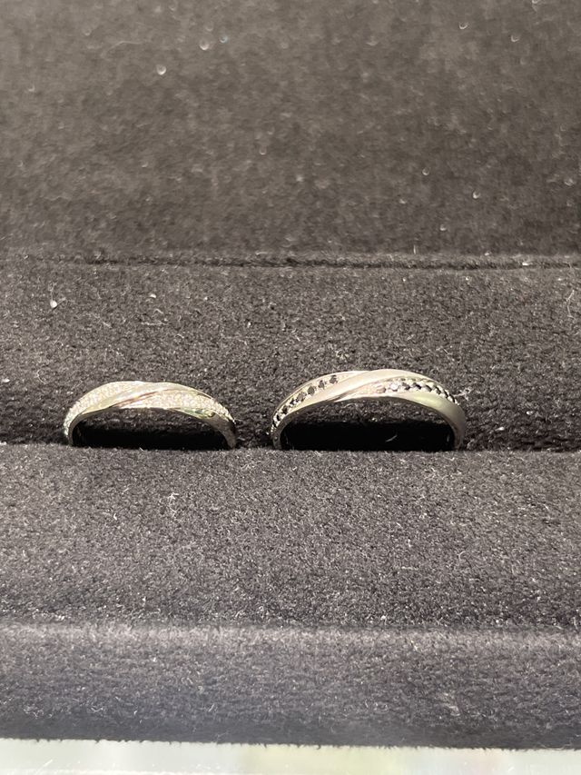 ダイヤモンドを変更して貰ってます