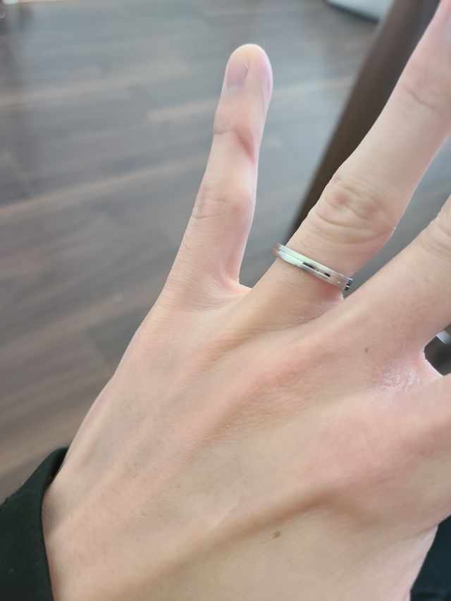 結婚指輪です。