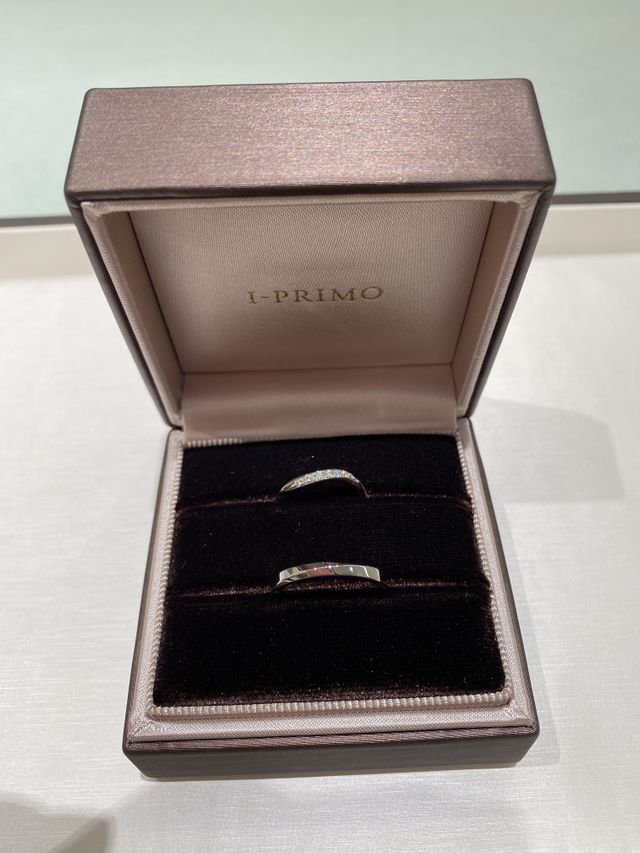 悩みに悩んで決めた指輪をつける瞬間は、やっぱり嬉しかった！