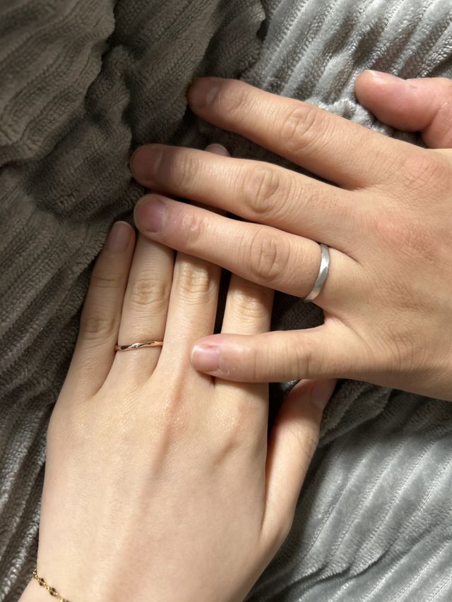 マリッジリングです。