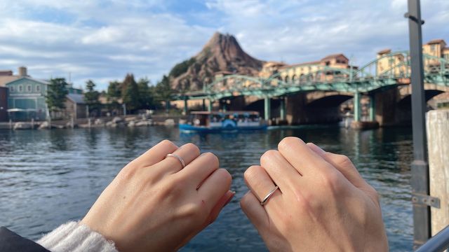 指輪を着けて初めてのおでかけ！