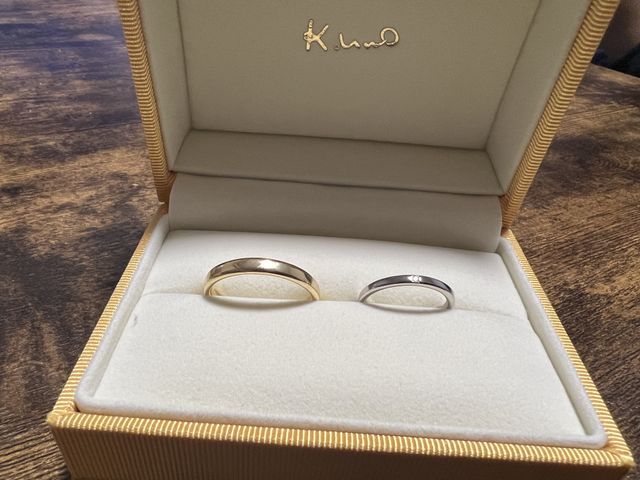 手作りの結婚指輪