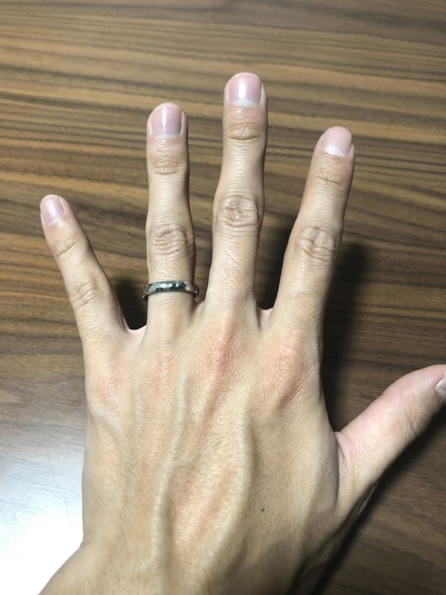 リングの太さも選ぶことが可能です。