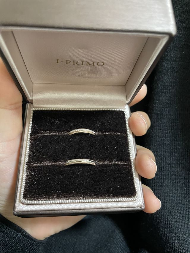 結婚指輪です。