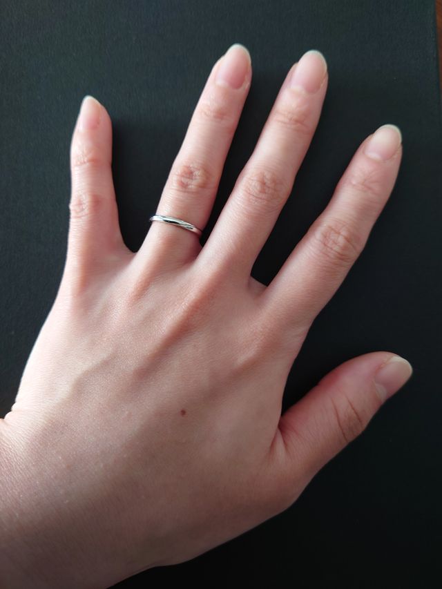 8号着用したところです。