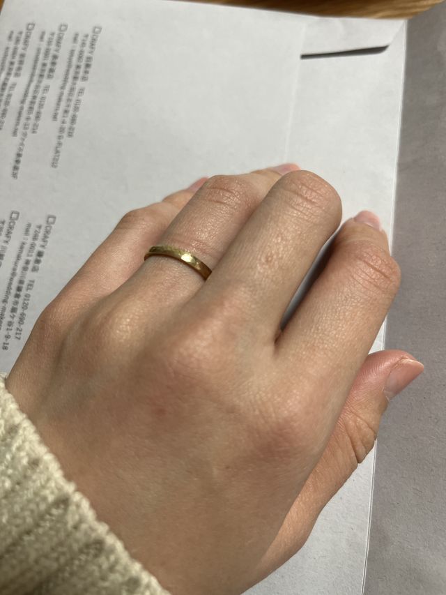 シンプルで普段使いができるデザインで大満足です。