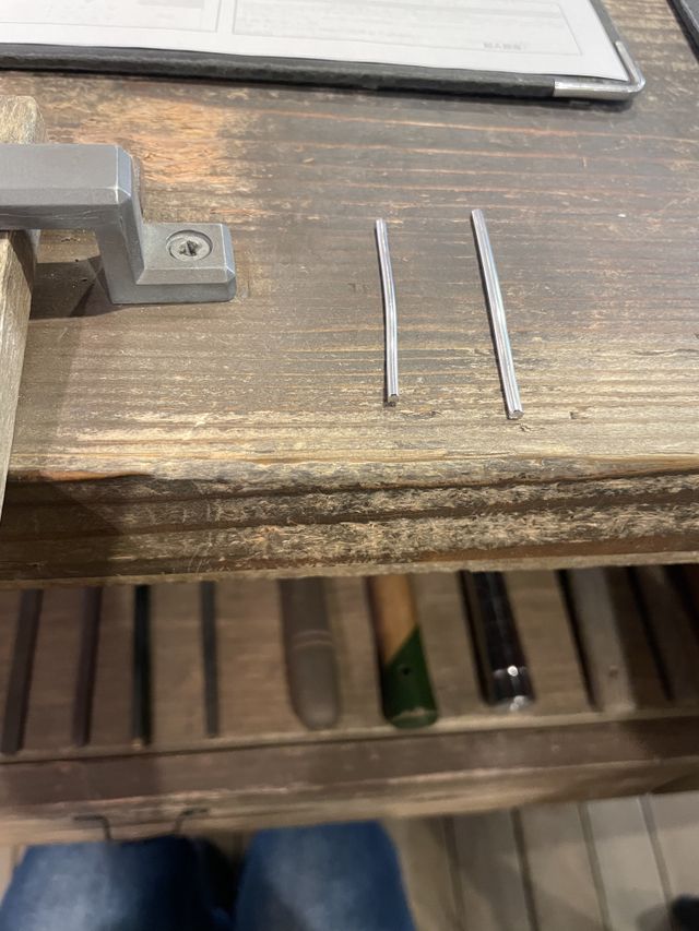 指輪になる前の状態です！ここから輪っかにしていきます！