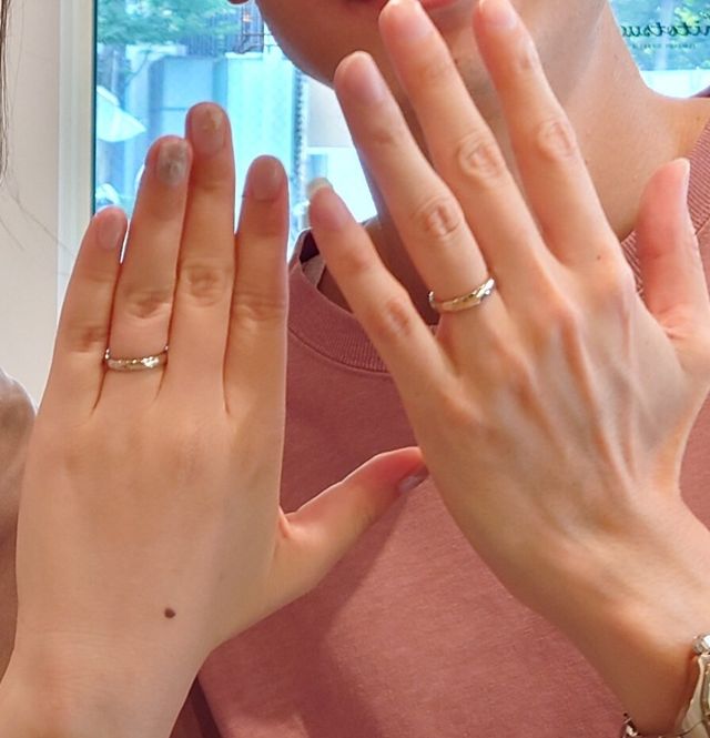 記念にお店で撮っていただいた。