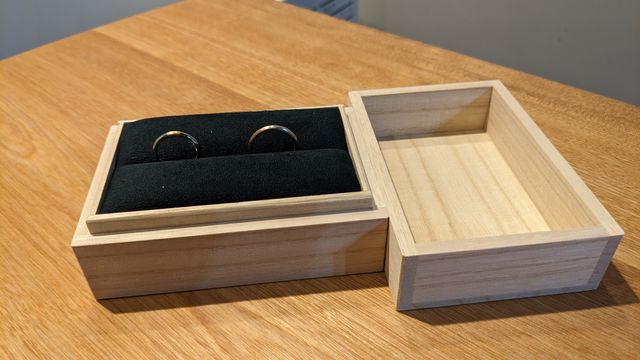 購入した指輪です