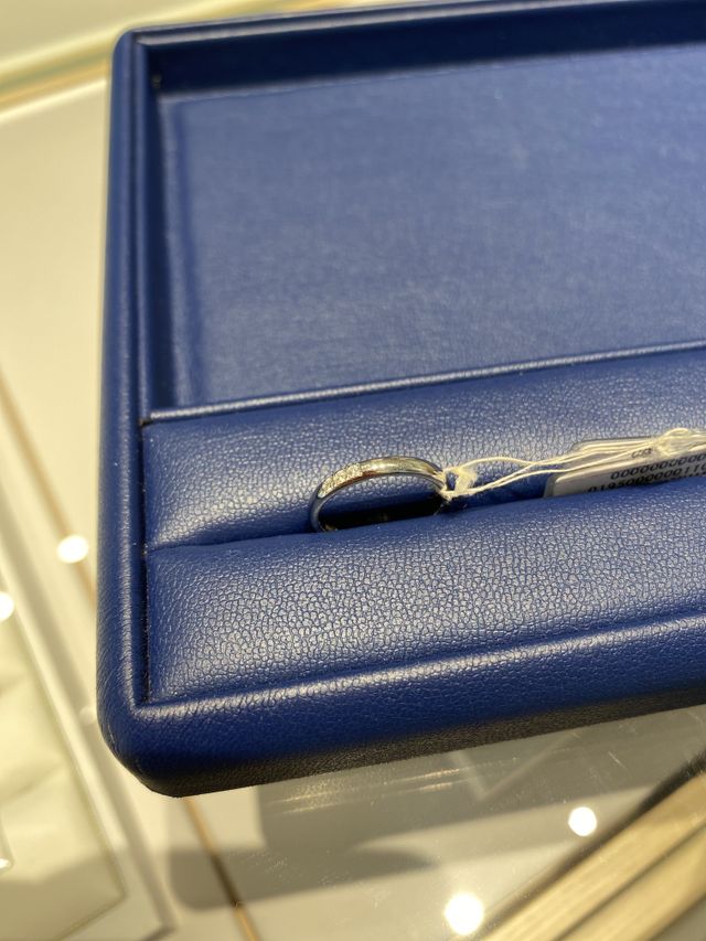 綺麗なリングでした。