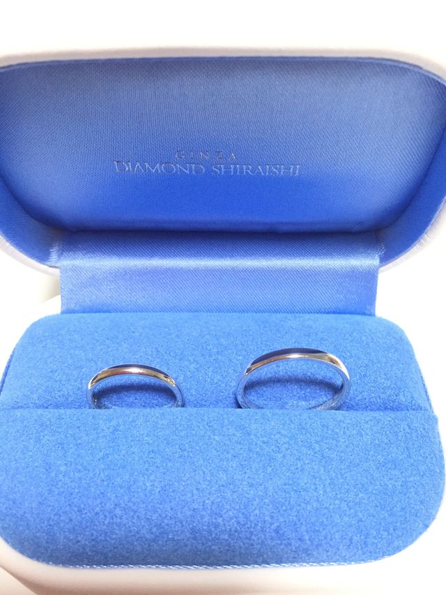 ストレートでシンプルな指輪。