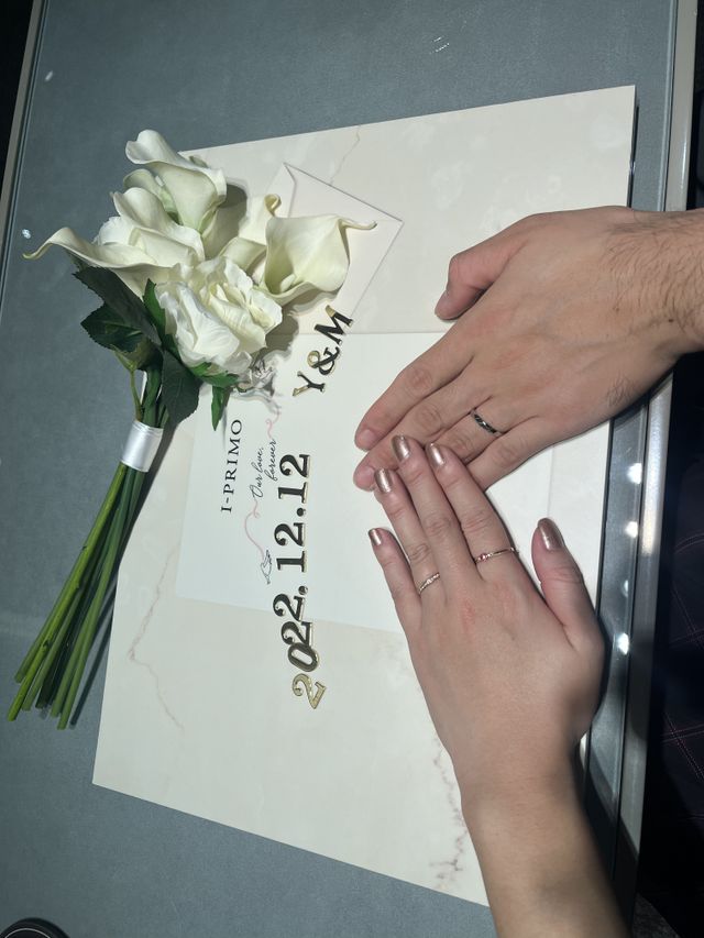 出来上がりは想像以上のリングでした。