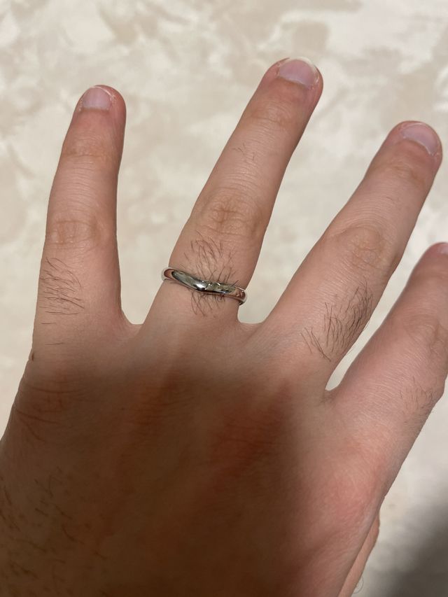 結婚指輪です。
