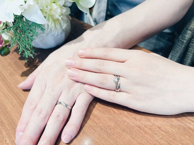 婚約指輪とセット